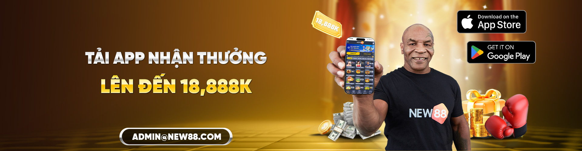 Tải App New88 nhận thưởng lên đến 18888k
